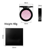 Vente en gros de poudre illuminante pour le visage vegan avec logo personnalisé, marque privée, pigment de maquillage, palette d'illuminateurs