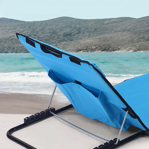 E-RIKE 5 Levels Adjustable Backrest Beach <strong>Chair</strong> Oxford Ultralight Outdoor Portable Folding Beach Lounger Headrest Fishing - Product Image 5
