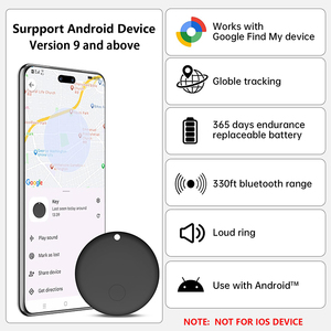 Traqueur GPS extérieur compatible avec le système <span class=keywords><strong>Android</strong></span> anti-perte pour chien chat collier pour enfants - Product Image 6