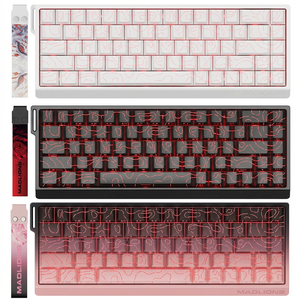 Teclado para Juegos MADLIONS MAD68 PRO con Carcasa de Aluminio, Interruptores Magnéticos, Respuesta Rápida de 8000Hz, Efecto Hall de 0.1mm, Mecánico, 68 Teclas, RGB - Product Image 1