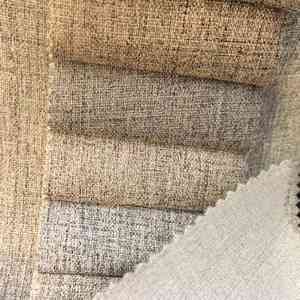 Tessuto Sottile 100GSM in Poliestere Effetto Lino, Tessuto per <span class=keywords><strong>Tappezzeria</strong></span> Finto Lino in 18 Colori Personalizzabili per Divani, Cuscini e Giocattoli di Peluche - Product Image 3