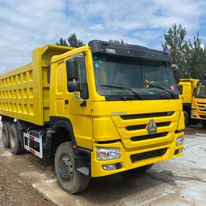 Dijual truk pembuang kemudi kiri Diesel baru 371/375HP Sinotruk Howo 6x4 langsung pabrik Tiongkok - Product Image 3