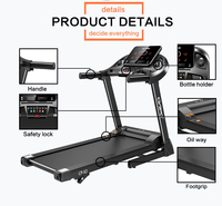 Tapis Roulant Électrique CIAPO X2 Manuel Pliable, Intelligent pour Sport et Fitness, Professionnel Commercial en Promotion