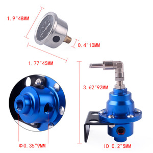 Régulateur de pression de carburant avec jauge en alliage d'aluminium réglable pour systèmes de moteur de voiture - Product Image 3