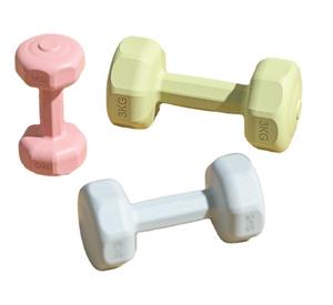 Haltère peint 1kg Petit haltère pour femme Kit de fitness pour enfants Poids roses Ensemble d'haltères - Product Image 6