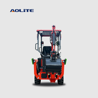 AOLITE BL15-05 haute qualité 1.5ton poids Machine Diesel Mini chargeuse-pelleteuse cas chargeuse-pelleteuse 4x4 chargeur Diesel à vendre