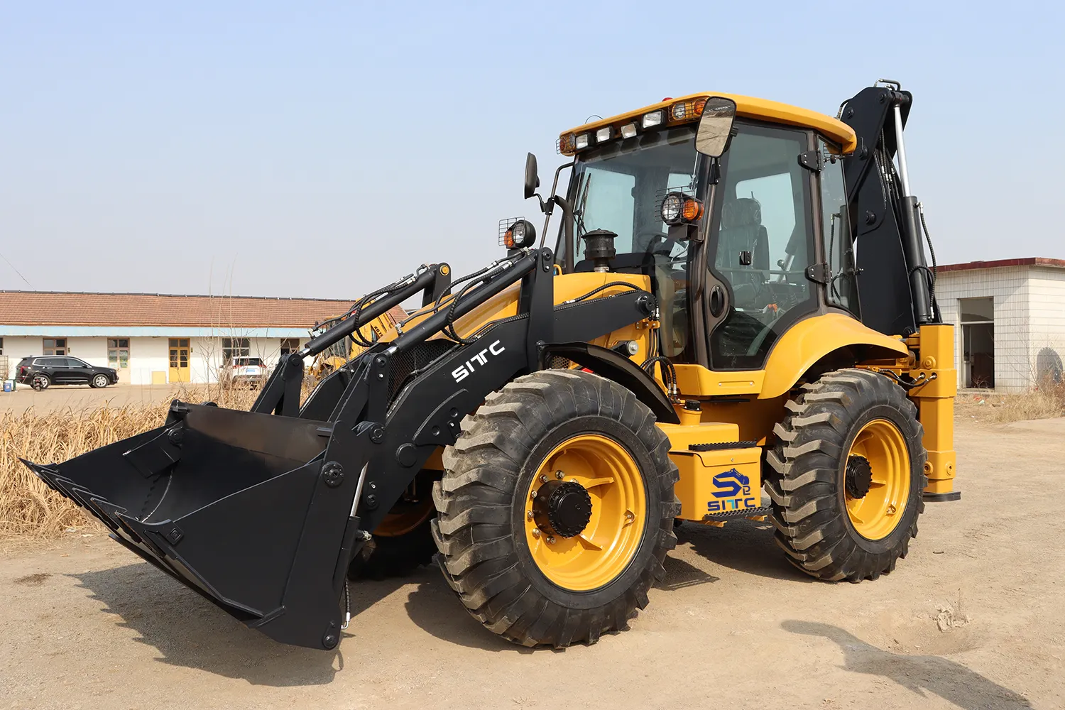 Discount Price the cheapest mini backhoe wheel excavator loader with price compact mini tractor loader and backhoe for sale
