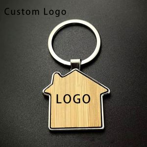 Elegant Beech Wood <b>Keychains</b> with Love Shape, <b>Custom</b> Engraved for Special Occasions - Product Image 1