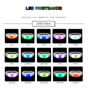 צמיד סיליקון עם תאורת לד המופעלת על ידי קול, נשלט מרחוק, לאירועים, צמיד לד בהתאמה אישית המופעל על ידי קול - Product Image 4