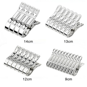 Pinces à linge coupe-vent en acier inoxydable, pinces à linge robustes, pinces multi-tailles pour le séchage domestique - Product Image 1
