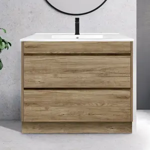 Australien-Stil sanitärarmatur modernes Design badezimmerschrank waschbecken und spiegel-Set elegante badezimmer-Einzelware