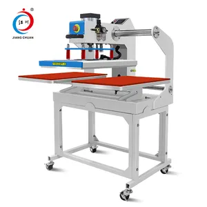 Industrial Quality Pneumatic T Shirt Heat Transfer Press Printing Machine