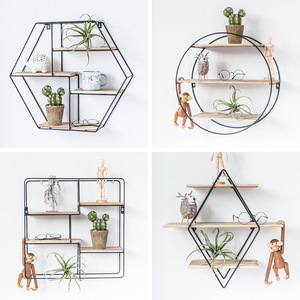 Muestra Gratuita <span class=keywords><strong>de</strong></span> Librería Metálica Simple para Colgar <span class=keywords><strong>en</strong></span> la <span class=keywords><strong>Pared</strong></span>, Estilo Nórdico para Sala <span class=keywords><strong>de</strong></span> Estar - Product Image 3