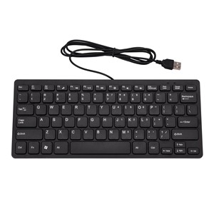 <span class=keywords><strong>Mini</strong></span> teclado ultrafino para portátil <span class=keywords><strong>K1000</strong></span>, Popular, Universal, con cable USB, para ordenador de oficina, portátil, tableta, teclados, goma cereza, Rusia - Product Image 3