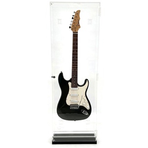 Acrylic UV-Protected <strong>Large</strong> Electric Guitar <strong>Display</strong> <strong>Case</strong> With Led Lights - Product Image 2