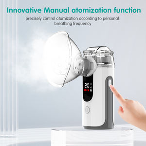 Nébuliseurs Accueil Dispositifs médicaux Handy Mist Inhaler Mesh Electric Digital Portable Manual Nebulizer - Product Image 5