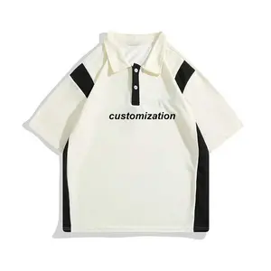Oem Logo Printing T Shirt Plain Casual Golf Custom Logo Simple Knitted Polo Shirts For Man