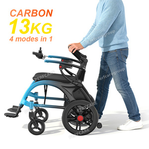 Silla de Ruedas Eléctrica Ligera de 13 kg, Nueva Tendencia <span class=keywords><strong>2026</strong></span>, 2 Baterías, Motor sin Escobillas, Todoterreno, Viaje Seguro - Product Image 2