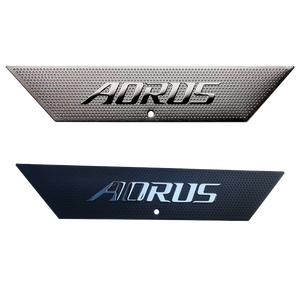 Plaque de nom en métal gravée sur mesure, autocollant en aluminium, logo de marque en acier inoxydable, étiquette pour meubles, machine - Product Image 1