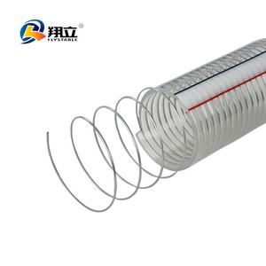 <span class=keywords><strong>Tuyau</strong></span> en PVC renforcé de fil d'acier spiralé flexible transparent et durable pour l'<span class=keywords><strong>eau</strong></span> <span class=keywords><strong>potable</strong></span>, diamètre 20 mm, longueur 100 m - Product Image 1