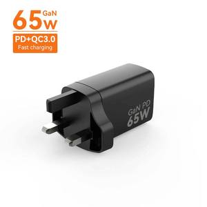 Certificación global 20V 3.25A Adaptador de corriente USB 65 W adaptador UK enchufe 65 vatios <span class=keywords><strong>cargador</strong></span> rápido para Samsung Huawei Xiaomi OPPO vivo - Product Image 1