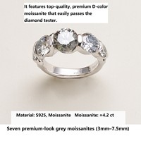 Anillo de Moissanita con Diseño Envolvente Único y Exquisito, Chapado en Oro Pesado de 18K, Resistente al Deslustre, Plata S925, Joyería Fina de Estilo Viral