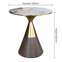 Table console moderne en pierre frittée de luxe léger avec coins arrondis, durable et écologique pour l'école et le salon