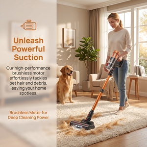 QV20 <b>Handheld</b> Battery-Powered <b>Vacuum</b> Cleaner 400W Brushless Motor HEPA Filter 1.2L Dust Capacity Portable for Household Use - Product Image 4