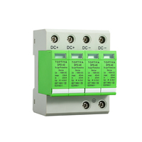 Parafoudre TOPTIYA 1000V CC 40KA SPD-40 2P 3P, module complet avec prise pour boîtier de distribution