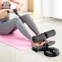 Appareil de fitness à ventouse fixe pour sit-ups à domicile, équipement d'entraînement de force pour abdominaux et curls, machine à abdominaux avec corde