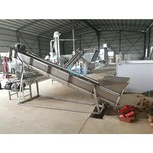 Machine à éplucher le manioc Machine de fabrication d'amidon de tapioca et machine de traitement de farine de tapioca