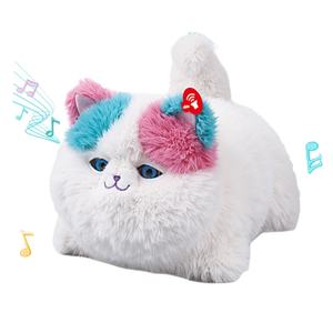 Giocattolo Interattivo Elettrico per Bambini a Forma di Gatto e Cane con Suoni, Occhi Lampeggianti, Coda che Scuote e Funzione di Apprendimento Linguistico - Product Image 1