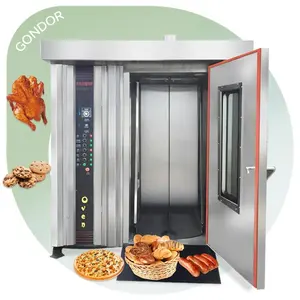 Rack rotativo para indústria Pizzazz Plus Pizza Shanghai Iraqui Rotate Bake Equipamento de padaria Pão Máquina de forno e biscoitos