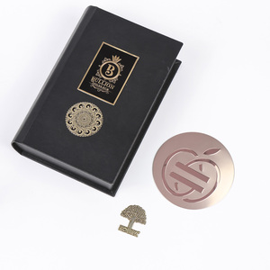 Luxury Electroplated Aluminum <b>Label</b> Custom Logo Adhesive Metal Nameplate <b>Waterproof</b> for Perfume Cosmetic & Luxury Packaging - Product Image 2