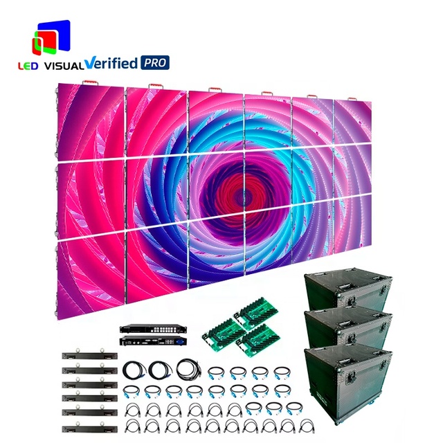 LED Visual High Brightness P2 P2.6 P2.9 P3 P3.91 SMD Full Color Outdoor Indoor Church Led Panel Display DJ Led Screen