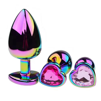 Buttplug, jouet sexuel anal pour hommes et femmes, plug anal en métal, sextoy pour l'entraînement anal, ensembles de massage de la prostate, jeu pour adultes