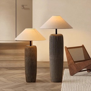 مصباح أرضي قائم <span class=keywords><strong>LED</strong></span> من نسيج السيراميك العتيق حسب الطلب ، تصميم عصري لغرفة المعيشة وغرفة النوم في العلية-بالجملة - Product Image 5