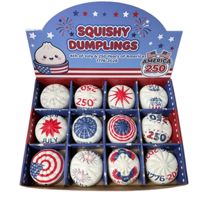 Patriotic Mystery Dumpling Squishy <b>Toy</b> Limited Edition Stress Relief Fidget Blind Box Collectible Gift for Kids Teens <b>Desk</b> Decor - Product Image 1