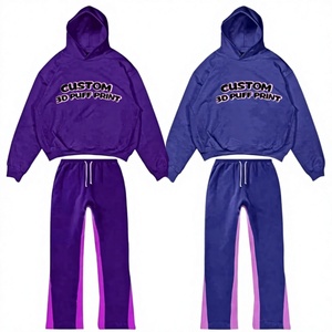 Conjunto Deportivo Personalizado en 3D para Adultos Unisex, Estilo Casual, Color Sólido, Corte Regular, Bolsillos Laterales, Cordón Ajustable, 100% - Product Image 5