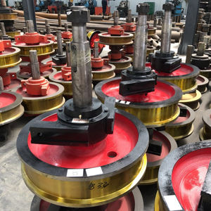 भारी शुल्क जाली स्टील क्रेन गैन्ट्री रेल व्हील क्रेन ट्रॉली व्हील - Product Image 2