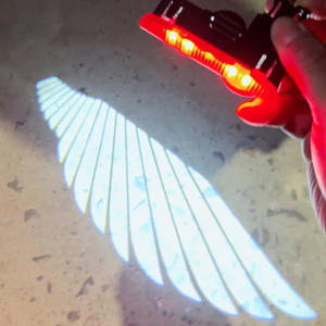 Nouvelles lumières de bienvenue pour portières de voiture en ABS+LED avec ailes d'ange pour Volkswagen Sagitar Magotan CC <span class=keywords><strong>Golf</strong></span> Lavida Scirocco Touran - Product Image 2