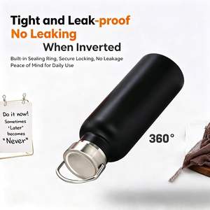 1000ml Double Wall Stainless Steel Eco-Friendly Outdoor Mountaineering Vacuum <b>Insulated</b> <b>Flask</b> Sports Travel Thermos - Product Image 3