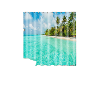 <span class=keywords><strong>Rideau</strong></span> de <span class=keywords><strong>douche</strong></span> en <span class=keywords><strong>tissu</strong></span> polyester imperméable à la moisissure série Ocean View vente directe d'usine pour le commerce électronique transfrontalier <span class=keywords><strong>Amazon</strong></span> - Product Image 1