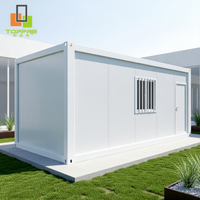 TOPPRE Préfabriqué Expédition 20ft Conteneur Maisons Détachable Deux Histoires Luxe Grande Expédition Détachable Conteneur Maison Bureau