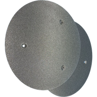 Disque de polissage plat en céramique diamantée pour pierres précieuses, grain 80, pour meuleuse d'angle 8 pouces (200 mm)