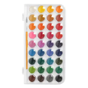 Watercolor Paint Set With Brush Washable 36 Colors Water Coloring Paint For Kids Toddlers Beginners Artists