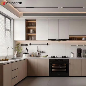Isla <span class=keywords><strong>de</strong></span> Cocina Modular Moderna DC DECOR, Ecológica y Duradera, con Acabado Lacado, Construcción <span class=keywords><strong>de</strong></span> Madera Contrachapada, Granito Integrado - Product Image 1