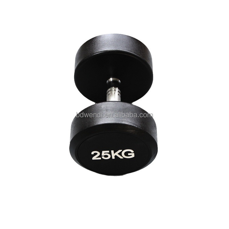 Free Weight Gym Dumbbells Round Rubber Fitness Training Free Weights