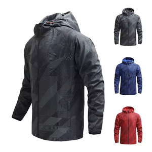 Hot Sale <b>Men</b> Mountain Sports Outdoor <b>Soft</b> <b>Shell</b> <b>Jacket</b> Custom Logo Waterproof Windbreaker <b>Jacket</b> - Product Image 1