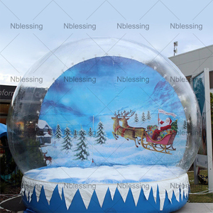 NB <b>INFLATABLE</b> Outdoor <b>Inflatable</b> Igloo Dome Tent Transparent PVC With Base Customized <b>Inflatable</b> Bubble Tent NB INF - Product Image 4